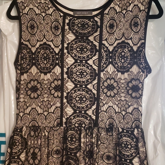 BLACK LACE DRESS - Picture 2 of 3